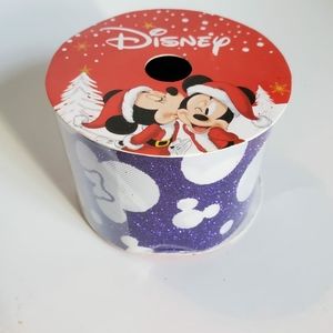 Disney Mickey and Minnie Christmas Decorative Ribbon
